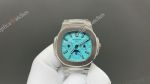 Patek Philippe Nautilus Swiss Cal.240 Movement Black/Green/Blue Face Watch 40mm 